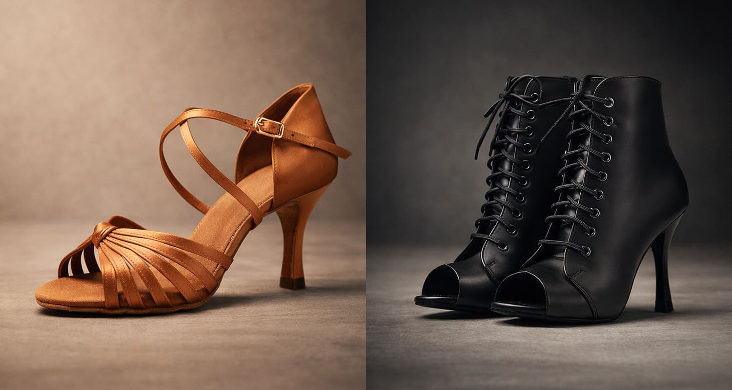 How to tell the difference between salsa shoes and Heels dance shoes